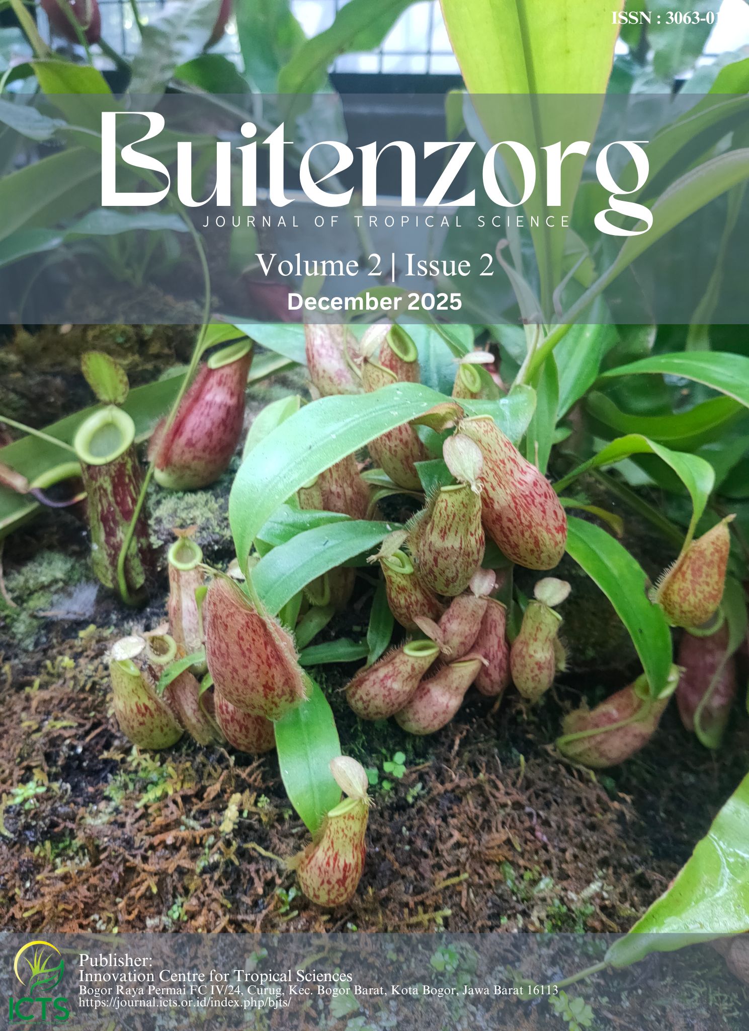 					View Vol. 2 No. 2 (2025): Buitenzorg: Journal of Tropical Science
				