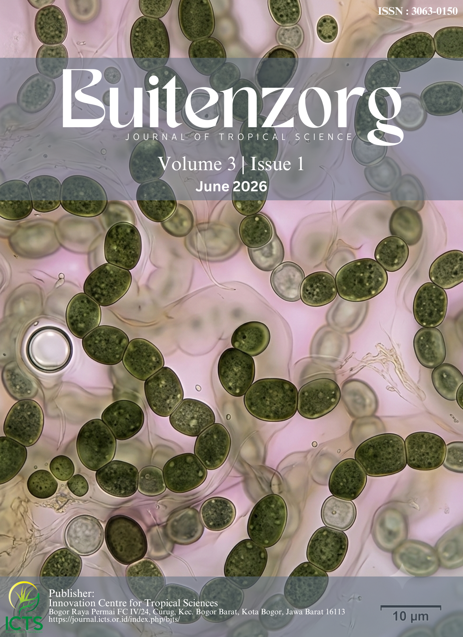 					View Vol. 3 No. 1 (2026): Buitenzorg: Journal of Tropical Science
				